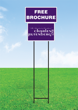 CHARLES RUTENBERG - FLORIDA / Brochure Boxes / Corrugated Plastic Brochure Box and Stake Unit