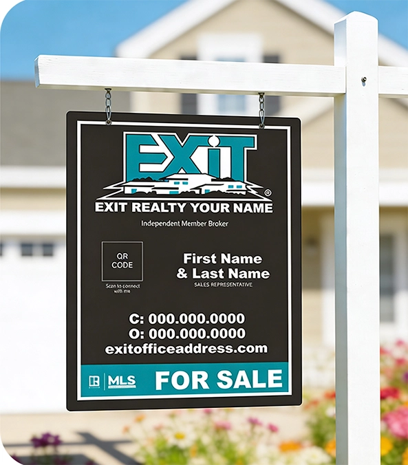 Real estate sign