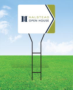 HALSTEAD PROPERTIES / Directional Signs / 14" x 18" Poly Insta Sign Unit