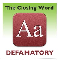 Image of Closing Word Logo