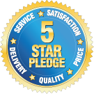 Find our about our 5 Star Pledge.