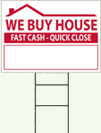 Real Estate Investor signs