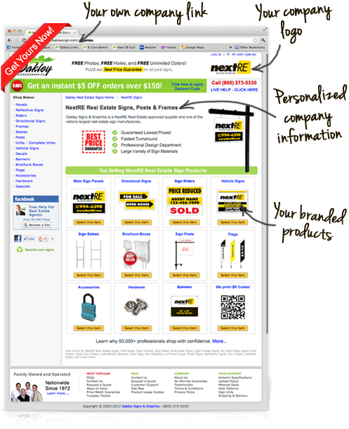 Custom Real Estate Webstores