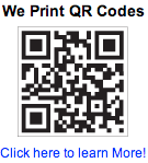 We print QR Codes. Click here to learn more.