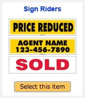NextRE Real Estate  Agent Name Riders