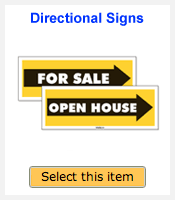 NextRE Real Estate Directional Signs