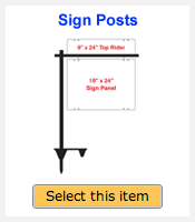 NextRE Real Estate Sign Posts