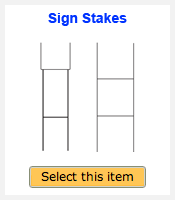 NextRE Real Estate Sign Stakes