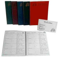 REALESTATE.COM / Accessories / Spiral Open House Guest Register - Burgundy