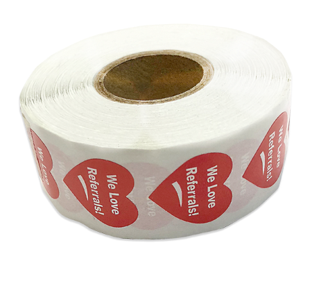 REALESTATE.COM / Accessories / We Love Referrals - Red (small)