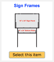 RE/MAX Real Estate Sign Frames