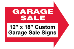 Accessories / 12" x 18" Cardboard Sign