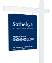 Sotheby's International Realty Approved Sign Supplier