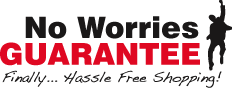 No Worries Guarantee - Finanlly you can get no hassle shopping