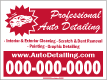 Car Detailing Yard Signs