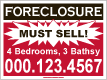 Foreclosure Yard Signs