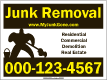 Junk Removal Yard Signs