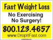 Weight Loss Yard Signs