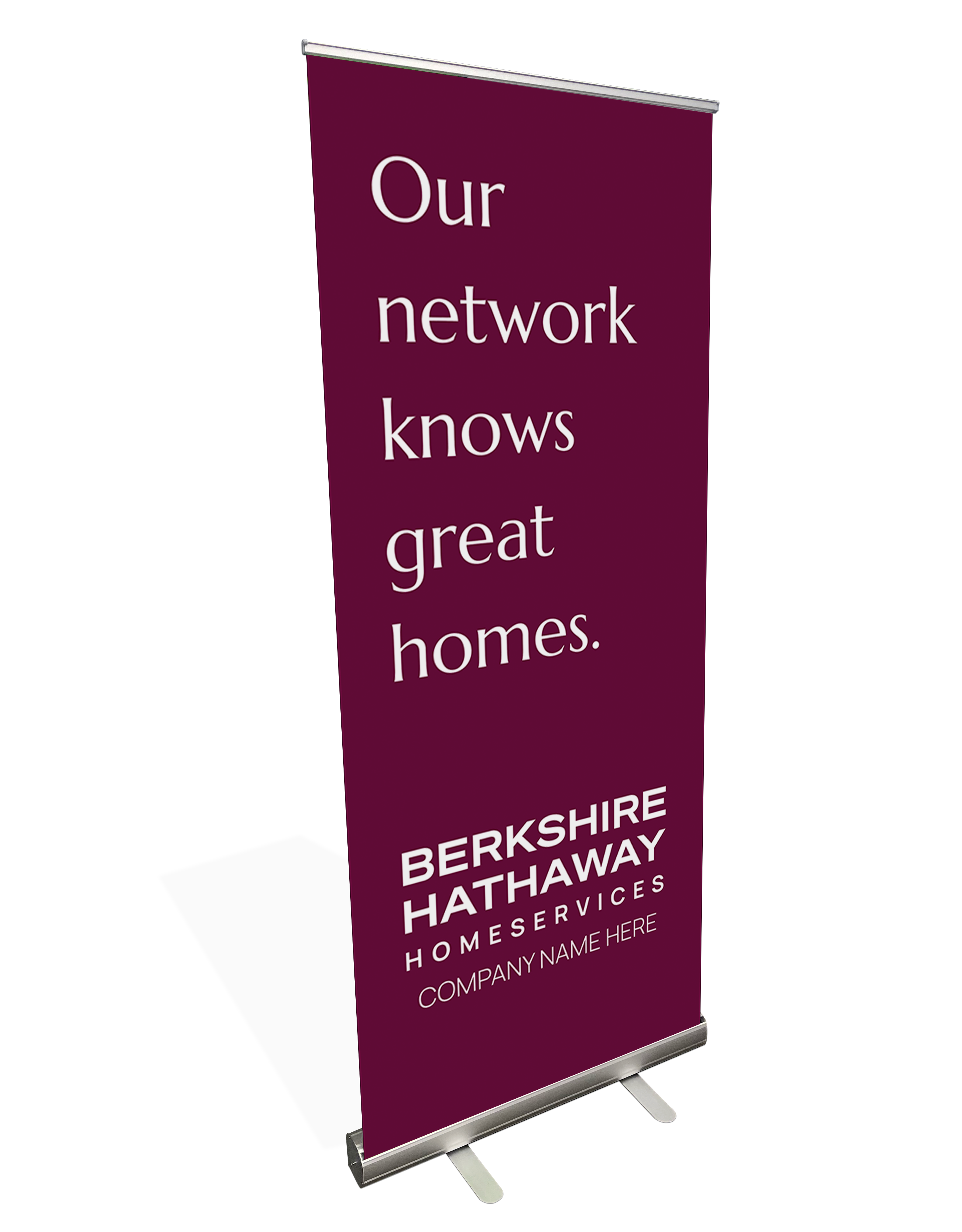 80" x 47" Retractable Banner & Stand