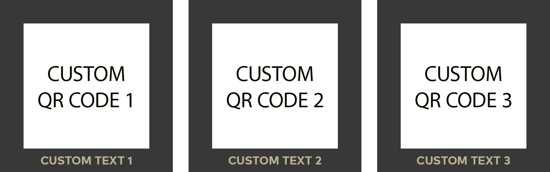 5.5" x 5.5" QR Code Magnet Trio