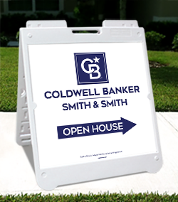 White 24" x 24" Sidewalk Sign Unit - Custom