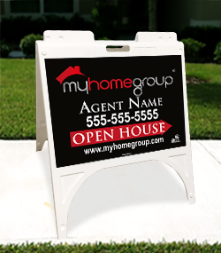 White 18" x 24" Sidewalk Sign Unit - Custom