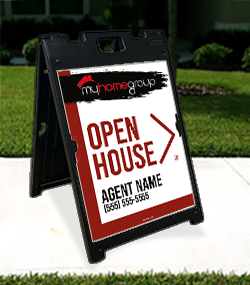 Black 24" x 18" Sidewalk Sign Unit - Custom