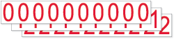 Letter and Number Decals