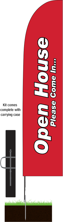 15' Feather Flag - Stake Unit