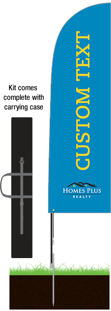 8' Feather Flag - Stake Unit