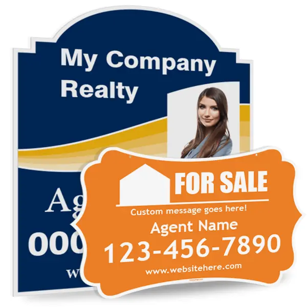Real Estate Cool Shaped Signs