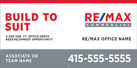 REMAX Realtor Signs Panels