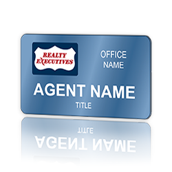1.5" x 3" Full Color Gloss Plastic Badge (NB4)