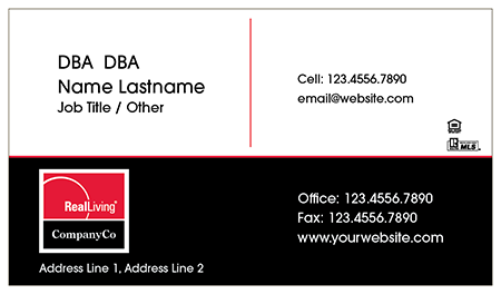 Business card template