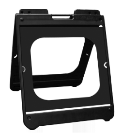 24" x 24" Black Plastic A Frame