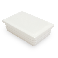 Aluminum Colonial Post End Cap - White