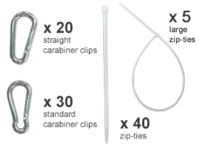 Heavy Duty Wind Hardware Kit