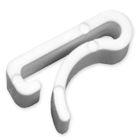 Plastic Spring Clips White (20 count)