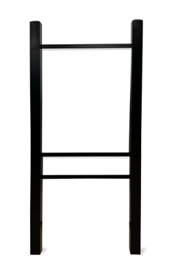 Deluxe Aluminum Colonial Post - Black  - Up to 24" Wide Panels