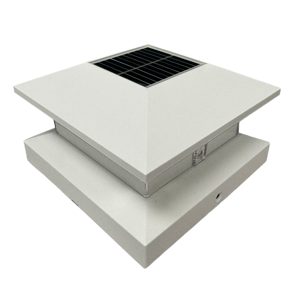 Solar Post Cap Light - White