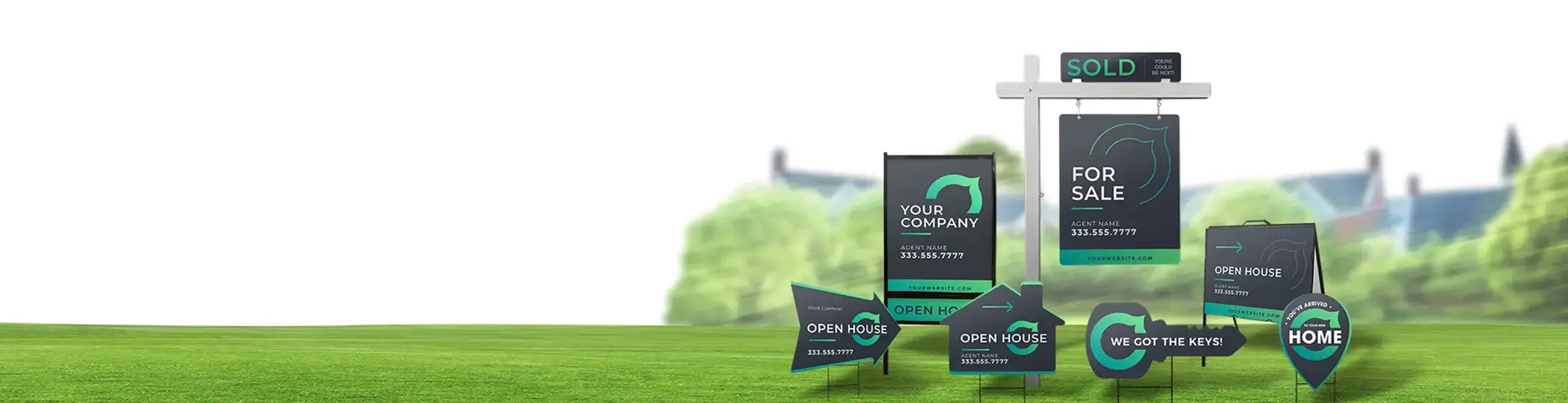 Custom Real Estate signs Banner