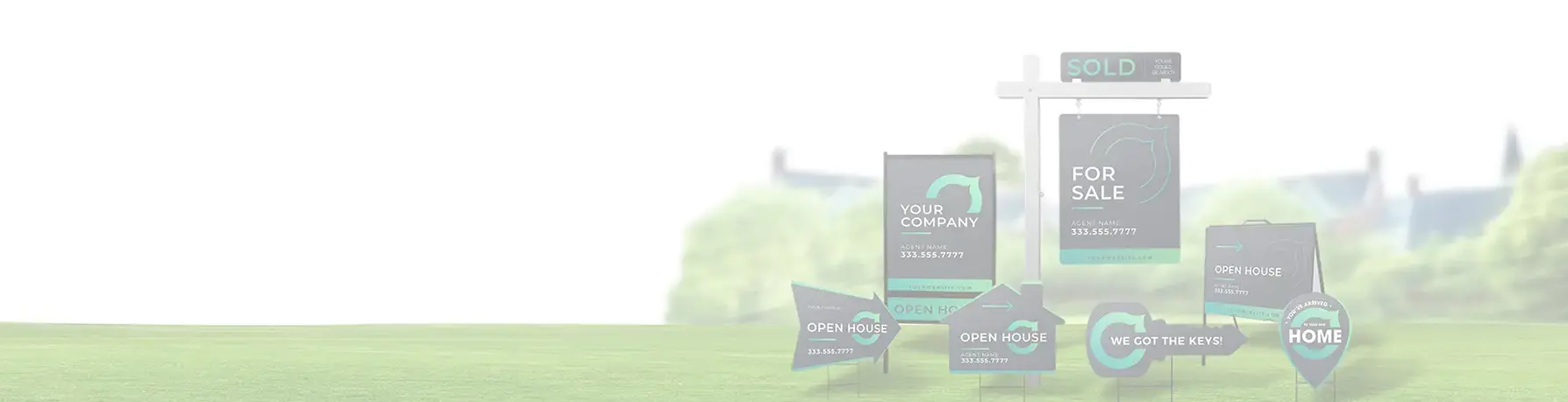 Custom Real Estate signs Banner
