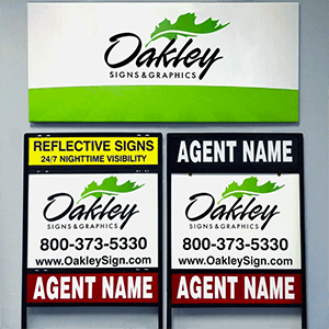 oakley real estate signs