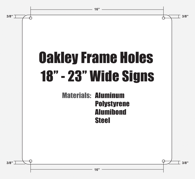 oakley signs installation