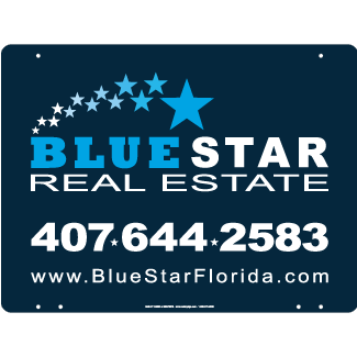Blue Star Real Estate - Independent Real Estate Sign