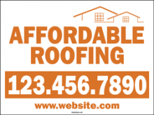 Roofing 18 X 24 Yard Signs Roofing 18 X 24 Yard Sign Rof 1824 12
